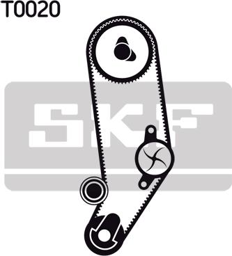 SKF VKMC 01032 - Set pompa apa + curea dintata parts5.com