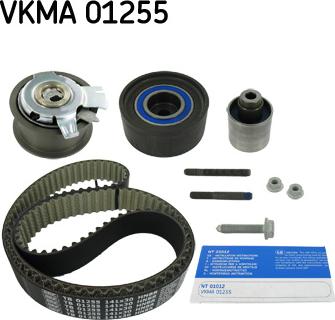 SKF VKMA 01255 - Komplet zupčastog kaiša parts5.com