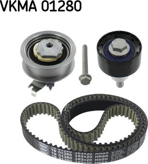 SKF VKMA 01280 - Komplet (kit) zobatega jermena parts5.com