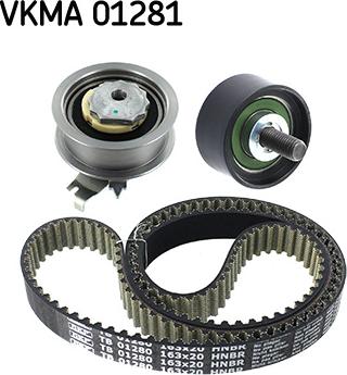 SKF VKMA 01281 - Komplet (kit) zobatega jermena parts5.com