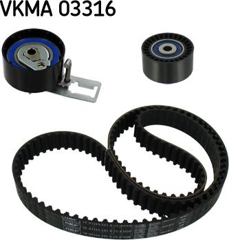 SKF VKMA 03316 - Triger kayışı seti parts5.com