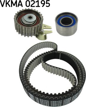 SKF VKMA 02195 - Hammashihnasarja parts5.com