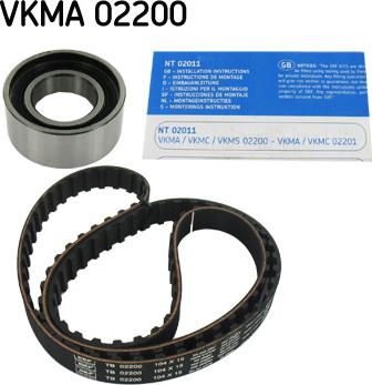 SKF VKMA 02200 - Juego de correas dentadas parts5.com