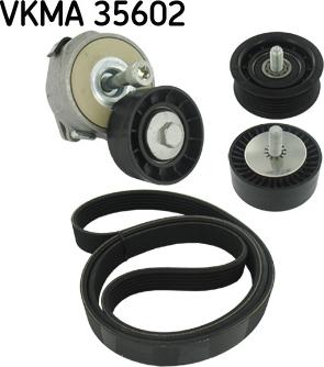 SKF VKMA 35602 - Комплект пистов ремък parts5.com