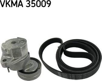 SKF VKMA 35009 - Σετ ιμάντων poly-V parts5.com