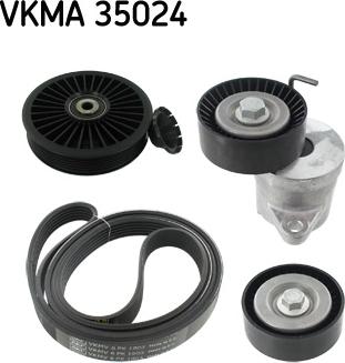 SKF VKMA 35024 - Комплект пистов ремък parts5.com