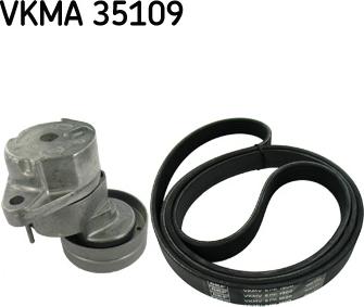 SKF VKMA 35109 - V-Ribbed Belt Set parts5.com