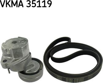 SKF VKMA 35119 - Hosszbordás szíj készlet parts5.com