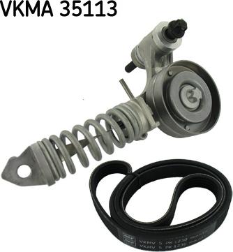 SKF VKMA 35113 - Σετ ιμάντων poly-V parts5.com