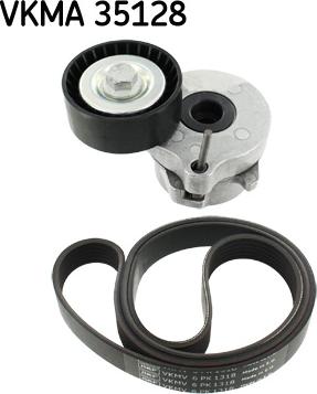 SKF VKMA 35128 - Σετ ιμάντων poly-V parts5.com