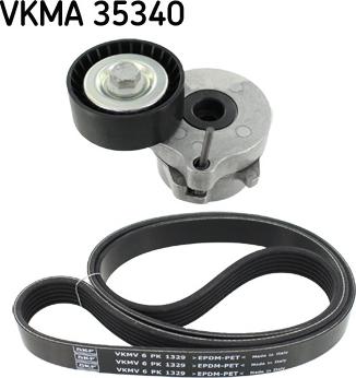 SKF VKMA 35340 - Поликлиновый ременный комплект parts5.com