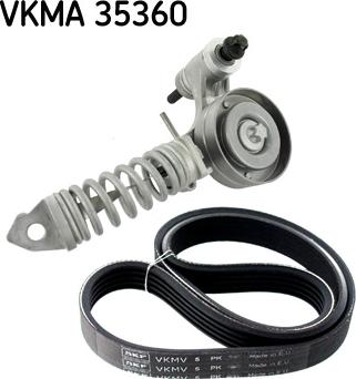 SKF VKMA 35360 - Σετ ιμάντων poly-V parts5.com