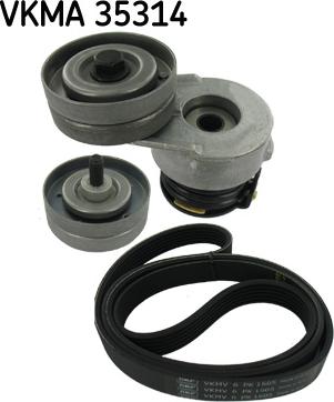 SKF VKMA 35314 - Σετ ιμάντων poly-V parts5.com