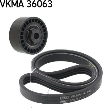 SKF VKMA 36063 - Ozubený klinový remeň - Sada parts5.com