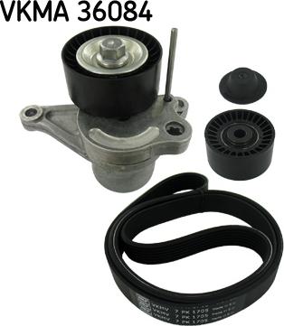 SKF VKMA 36084 - Комплект пистов ремък parts5.com