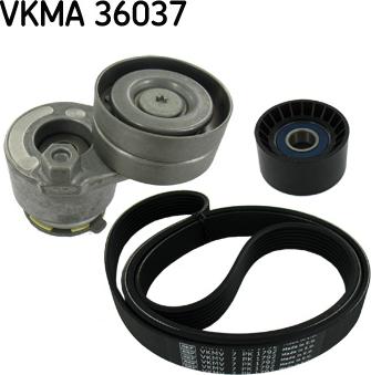 SKF VKMA 36037 - Σετ ιμάντων poly-V parts5.com