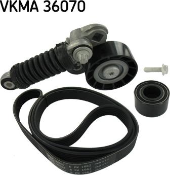 SKF VKMA 36070 - Kanallı V kayışı seti parts5.com