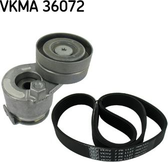 SKF VKMA 36072 - V-Ribbed Belt Set parts5.com