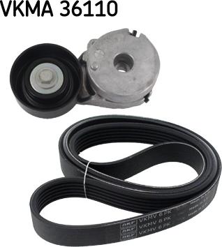 SKF VKMA 36110 - Ozubený klinový remeň - Sada parts5.com