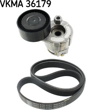 SKF VKMA 36179 - Hosszbordás szíj készlet parts5.com