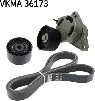 SKF VKMA 36173 - Hosszbordás szíj készlet parts5.com