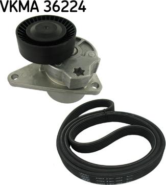 SKF VKMA 36224 - V-Ribbed Belt Set parts5.com