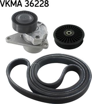 SKF VKMA 36228 - Комплект пистов ремък parts5.com