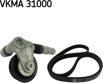 SKF VKMA 31000 - Kanallı V kayışı seti parts5.com