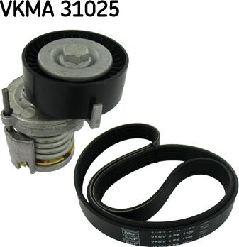 SKF VKMA 31025 - Hosszbordás szíj készlet parts5.com