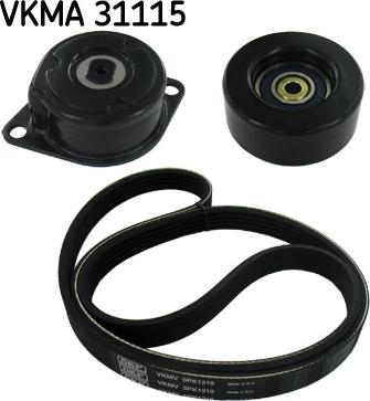 SKF VKMA 31115 - Soonrihmakomplekt parts5.com