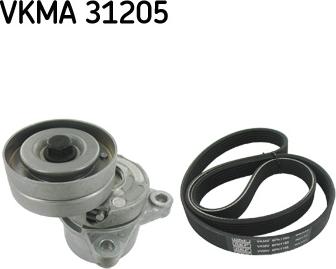 SKF VKMA 31205 - Set curea transmisie cu caneluri parts5.com