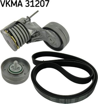 SKF VKMA 31207 - V-Ribbed Belt Set parts5.com