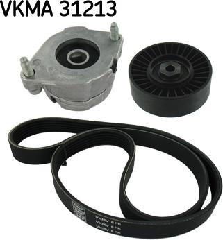 SKF VKMA 31213 - Hosszbordás szíj készlet parts5.com