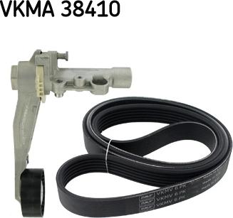 SKF VKMA 38410 - Garnitura klinastog rebrastog kaiša parts5.com