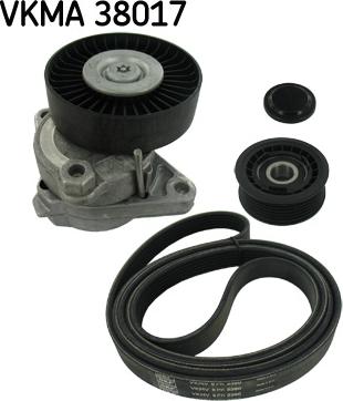 SKF VKMA 38017 - Σετ ιμάντων poly-V parts5.com