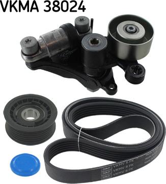 SKF VKMA 38024 - Hosszbordás szíj készlet parts5.com