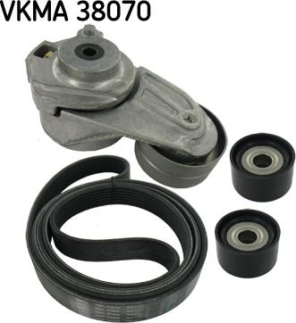 SKF VKMA 38070 - Komplet rebrastega jermena parts5.com