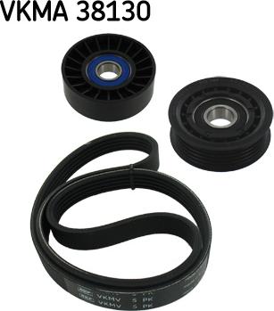 SKF VKMA 38130 - Σετ ιμάντων poly-V parts5.com