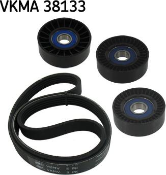 SKF VKMA 38133 - V-Ribbed Belt Set parts5.com