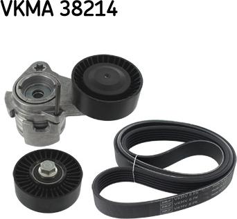 SKF VKMA 38214 - Hosszbordás szíj készlet parts5.com