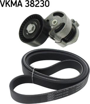 SKF VKMA 38230 - Комплект пистов ремък parts5.com