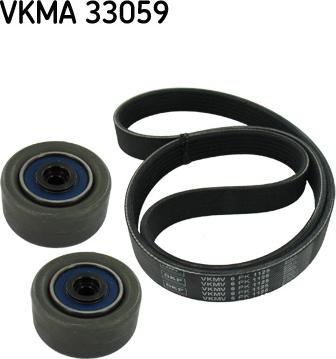 SKF VKMA 33059 - Set curea transmisie cu caneluri parts5.com