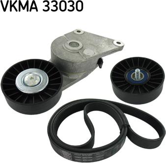 SKF VKMA 33030 - Sada žebrovaných klínových řemenů parts5.com