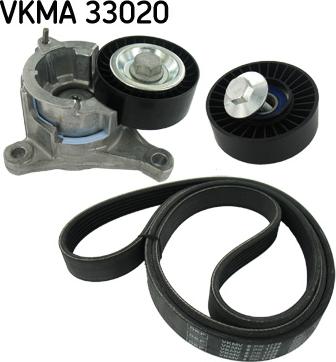 SKF VKMA 33020 - Keilrippenriemensatz parts5.com