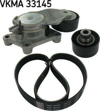 SKF VKMA 33145 - Jeu de courroies trapézoïdales à nervures parts5.com