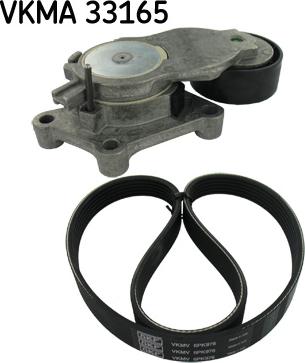 SKF VKMA 33165 - Σετ ιμάντων poly-V parts5.com