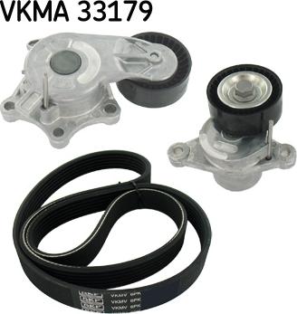 SKF VKMA 33179 - Garnitura klinastog rebrastog kaiša parts5.com