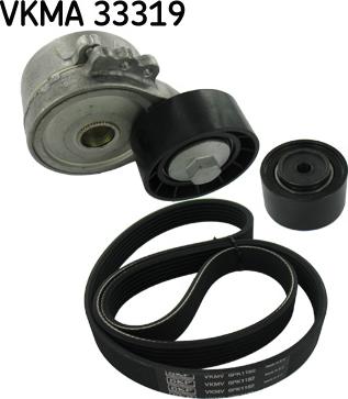 SKF VKMA 33319 - Ozubený klinový remeň - Sada parts5.com