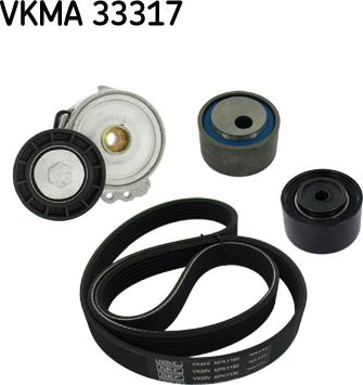 SKF VKMA 33317 - Set curea transmisie cu caneluri parts5.com