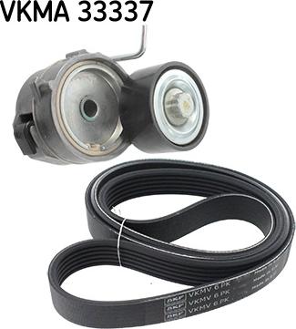 SKF VKMA 33337 - Set curea transmisie cu caneluri parts5.com